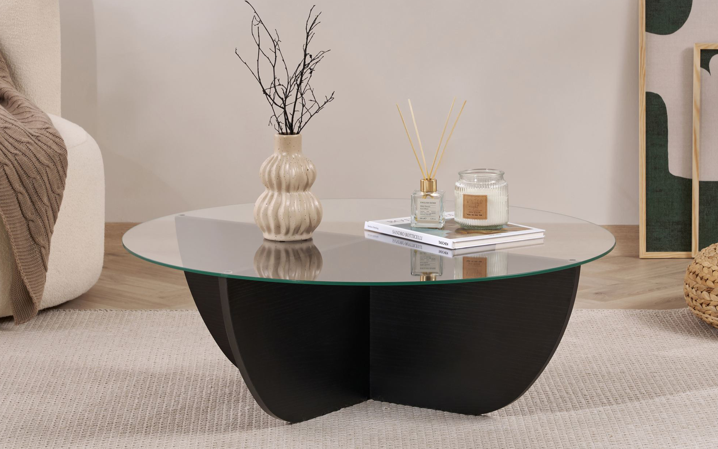 Masuta de cafea Lia, negru  1